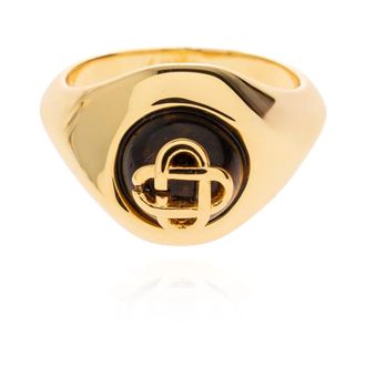 Casablanca Logo Ring - unisex - Ringen - Geel - S - Accessoires