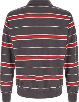 Undercover Mens Gray Cotton Polo Shirt