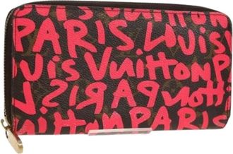 Louis Vuitton Pre-owned Wallets, female, Multicolor, Size: ONE SIZE Pre-owned Vintage Canvas Wallet