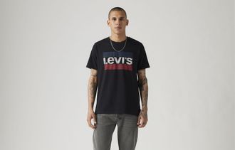 Levi's Sportswear Graphic T Shirt - Mens - 2XL - Black