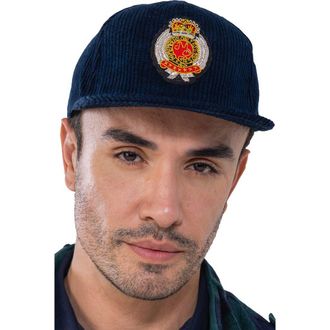 Members Only Corduroy Baseball Cap - Members Only Crest in Navy at Nordstrom