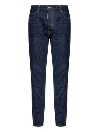 Dsquared2 Dark Blue Speckled Denim Jeans