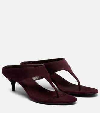 Magda Butrym Suede thong sandals