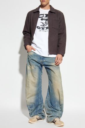 Acne Studios T-shirt With Logo, Mens, White