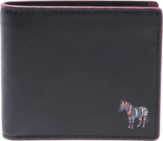 Paul Smith Zebra Patch Billfold W/coin - Heren - Portefeuilles - Zwart - ONE Size - Leer - Accessoires