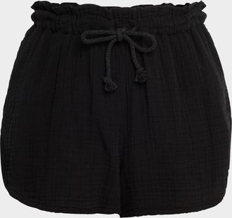 Xirena Starla Drawstring Cotton Gauze Shorts