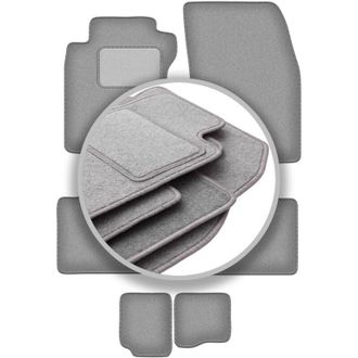 OEM Alfombrillas Gris Ceniza Para Nissan X-trail Iii T32 7 Plazas (2014-2017)