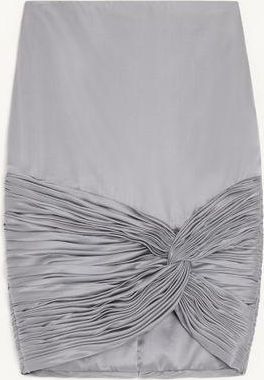 Valentino Cady Satin Skirt Wo