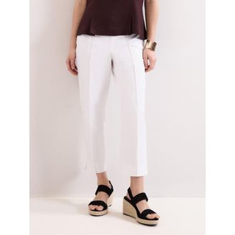 Phase Eight Miah Cropped Tailored Trousers in White at Nordstrom, Size 10