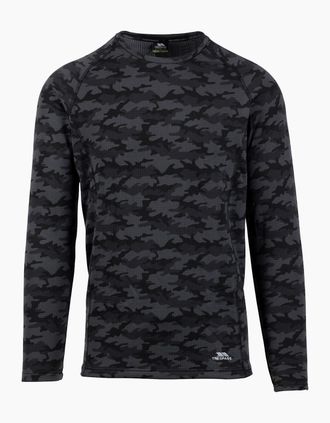 Trespass Mens Trespass Mens Arno Base Layer Top - Grey - Size: 40