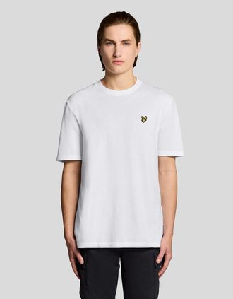 Lyle & Scott Lyle And Scott Mens Textured Jacquard T-Shirt - White - Size: 36