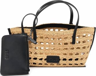 Staud Womens Christos Mini Tote Bag In Beige
