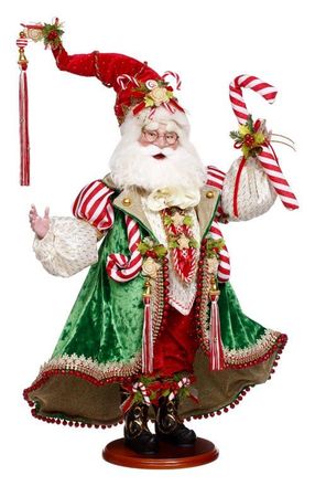 Mark Roberts Candy Cane & Cookie Santa in Red at Nordstrom