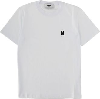 Msgm Monogram Logo T-shirt