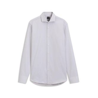 BOSS Regular-fit shirt in structured cotton