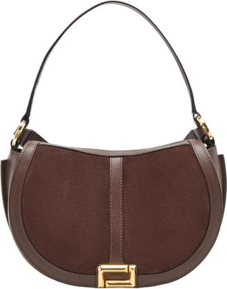 Lancel C&eacute;leste Sac Gibeci&egrave;re M - Dames - Schoudertassen - Bruin - ONE Size - Leer - Tassen