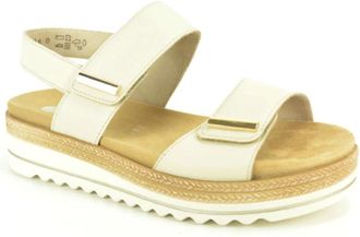 Remonte Sand 2 Velcro DZ. - Dames - Sleehakken - Beige - 42 EU - Schoenen