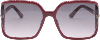 Tom Ford Solange-02 60MM Square Sunglasses in Red Acetate