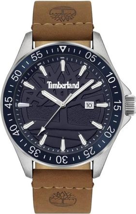 Timberland Accessoires, Heren, Bruin, ONE Size, Leer, Lehighton Horloge