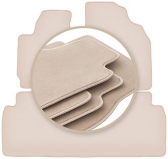 OEM Alfombrillas Beige Premium Para: Mazda Mpv Ii Lw Monovolumen 1999-2006