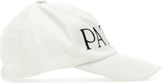 Patou Womens Logo-Embroidered Cotton Baseball Cap White