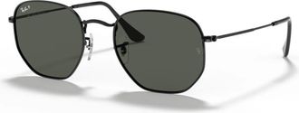 Ray-Ban Hexagonal Flat Lenses - unisex - Zonnebrillen - Zwart - ONE Size - Accessoires