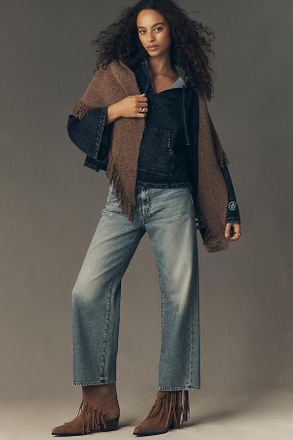 Mother The Dodger Flood High-Rise Straight-Leg Jeans