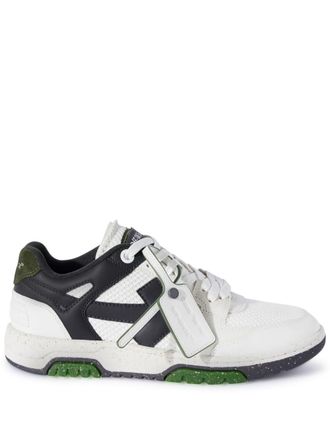 Off-white Slim Out of Office colour-block sneakers - men - Recycled Polyester/Leather/Polyester/Recycled Polyester/Rubber - 38
