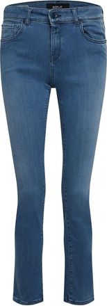 Replay Womens Faaby Slim-Fit Jeans in Blue Cotton - Size 26W/28L