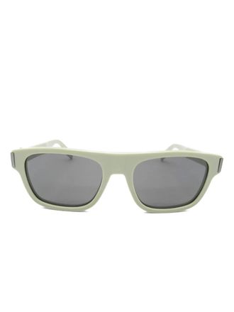 Dior 2020s zonnebril met logoplakkaat - Groen