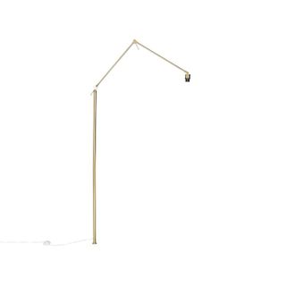 QAZQA Moderno Brazo Para L&aacute;mpara De Pie Dorado - Editor Acero Alargada Adecuado Para Led Max. 1 X 60 Watt - Qazqa