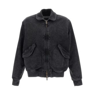 Original Vintage Chaqueta Bomber - Jackets - Hombre - Gris - XL