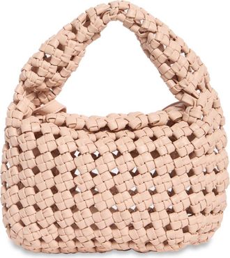 Walter Baker Mackenzie Woven Knot Shoulder Bag in Peach at Nordstrom Rack