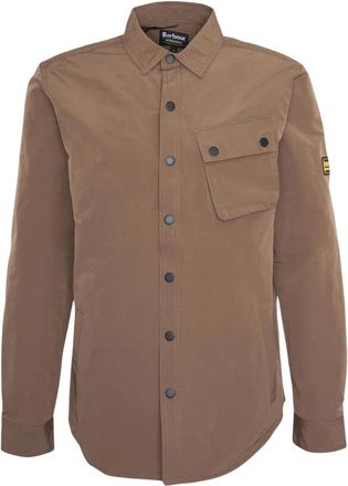 Barbour Control Overshirt Fossil-M - Heren - Casual Overhemden - Bruin - 2XL - Nylon - Overhemden
