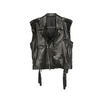 Santoro London Biker-style Leather Jacket