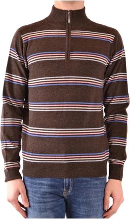GANT Turtleneck Sweater - Heren - Coltruien - Bruin - S - Wol - Truien & Vesten