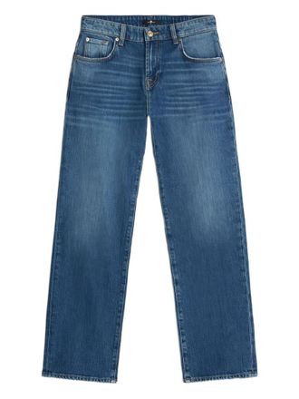 7 For All Mankind Blue Calie denim straight jeans
