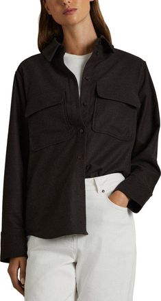 Reiss Amelie Shacket Shirt