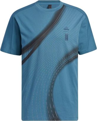 adidas WUJI GFX T-Shirt Teal IA8091