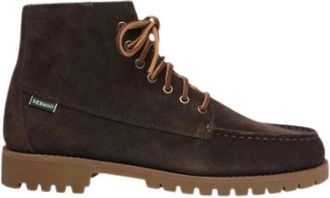 Sebago Parker Boot - Heren - Veterlaarzen - Bruin - 41 EU - Su&egrave;de - Schoenen