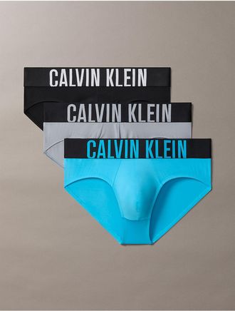 Calvin Klein Mens Intense Power Micro 3-Pack Hip Brief - Multi - XL