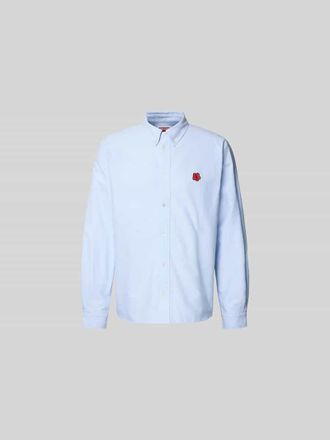 Kenzo Regular Fit Freizeithemd aus Baumwolle in Hellblau, Gr&ouml;&szlig;e 40
