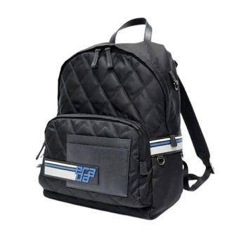 Prada Vintage, unisex, Zwart, ONE Size, Leer, Pre-owned Leren Rugzak