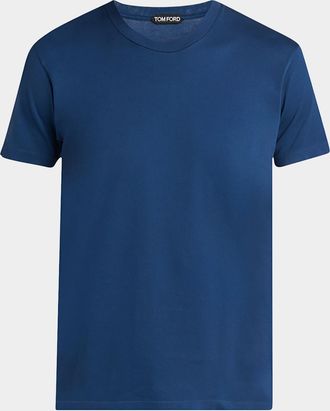 Tom Ford Mens Jersey Cotton Crewneck T-Shirt