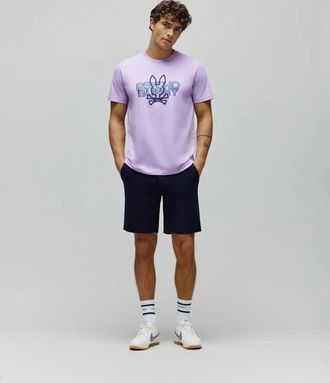 Psycho Bunny Mens Shiro Twill Short 423 BARITONE BLUE / 30