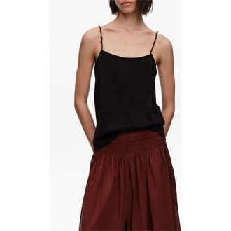 Bimba & Lola Strappy Top With Decorative Stones in Black at Nordstrom, Size Xx-Small Eu