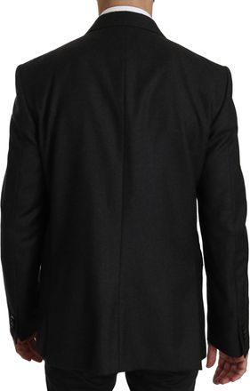 Dolce & Gabbana Blauwe Kalfsleren Riem met Metalen Gesp