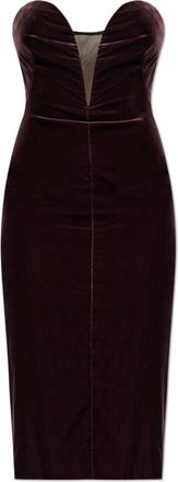 Tom Ford Dames, Jurken, Paars, Maat: 2XS Viscose