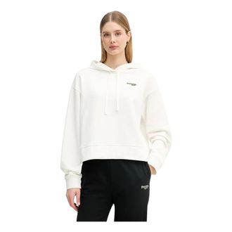 Lacoste Dames, Sweatshirts & Hoodies, Beige, Maat: XS Katoen