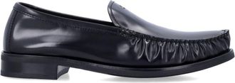 Prada Black Leather Loafers